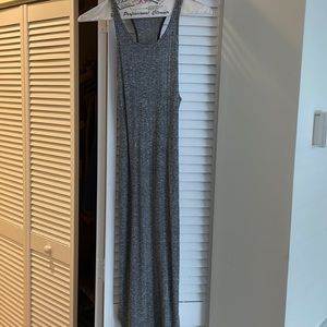 LONG TANK TOP GRAY DRESS